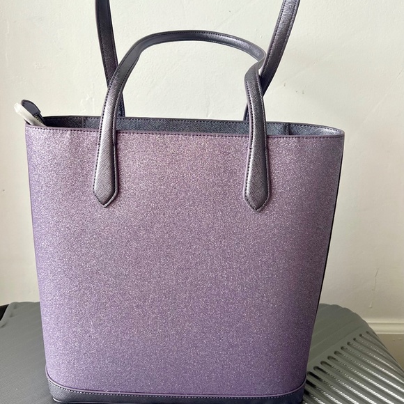kate spade Handbags - New Kate Spade glitter tote lilac